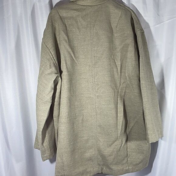 FREE PEOPLE HANNAH SUPER SOFT BLAZER IN OLIVE NWT - Picture 6 of 12
